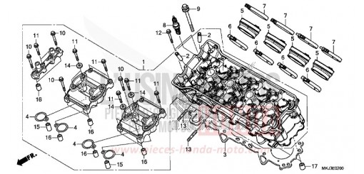 TESTATA CB1000RAK di 2019