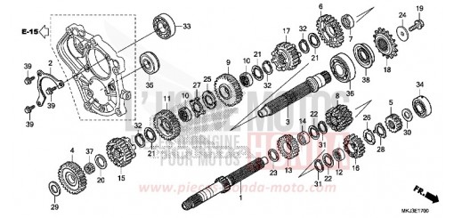 TRANSMISSION CB1000RAK de 2019