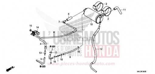 CANISTER CB1000RAK de 2019