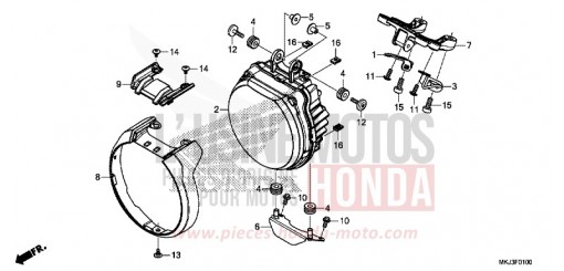 HEADLIGHT CB1000RAK de 2019