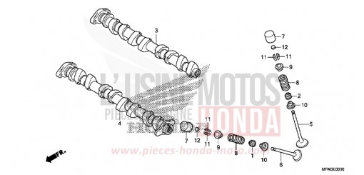 CAMSHAFT/VALVE CB1000RF de 2015