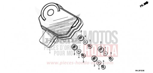 CONTACHILOMETRI CB1000RAL di 2020