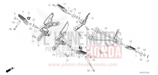PEDANA CB1000RAM di 2021