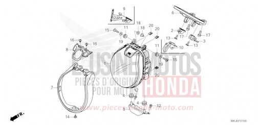 HEADLIGHT CB1000RAM de 2021