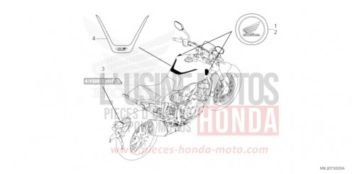 MARCA/EMBLEMA CB1000RAM di 2021