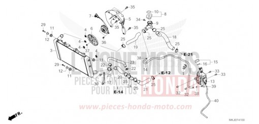 RADIATOR CB1000RAM de 2021