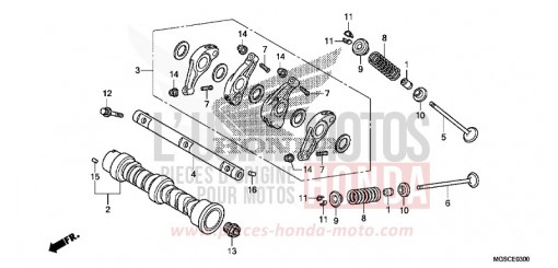 CAMSHAFT/VALVE NC700DD de 2013
