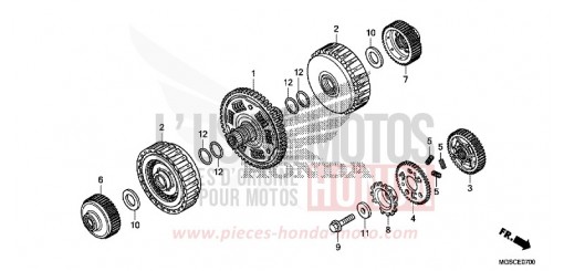 CLUTCH NC700DD de 2013