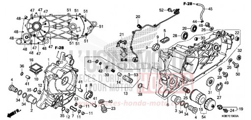 CRANKCASE NSS300AK de 2019
