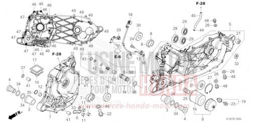 CRANKCASE NSS350AN de 2022