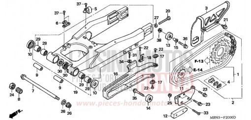 SWINGARM XR650R6 de 2006
