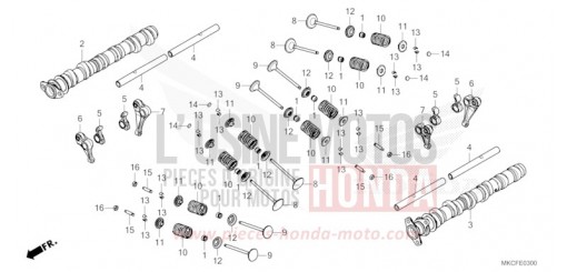 CAMSHAFT/VALVE GL1800BDN de 2022