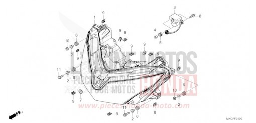 HEADLIGHT GL1800BDN de 2022