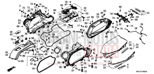 SADDLEBAG GL1800BK de 2019