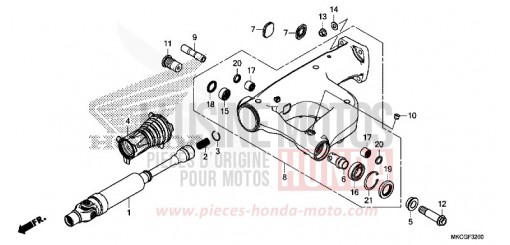 SWINGARM GL1800DAL de 2020