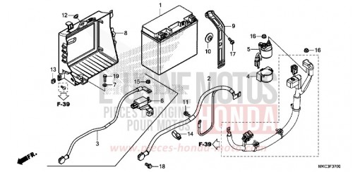 BATTERY GL1800J de 2018
