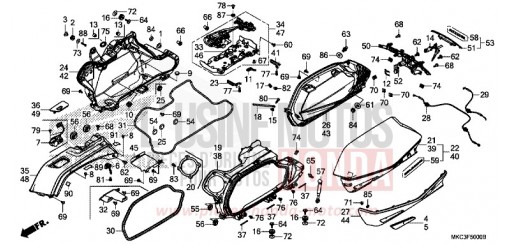 SADDLEBAG GL1800J de 2018