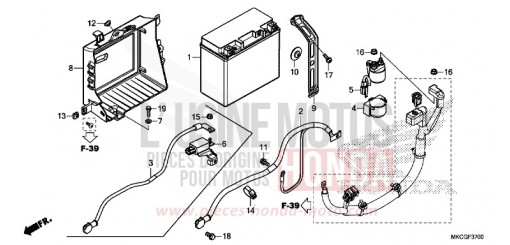BATTERY GL1800L de 2020