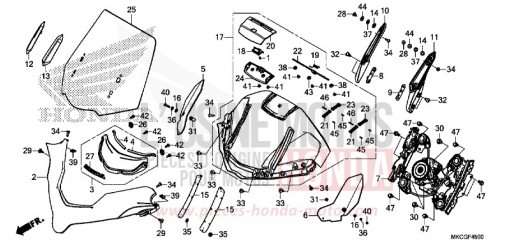WINDSCREEN GL1800L de 2020
