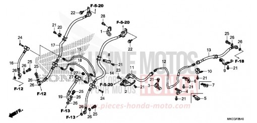 SWINGARM GL1800L de 2020
