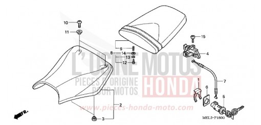 SEAT CBR1000RR4 de 2004