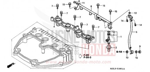 INJECTOR CBR1000RR7 de 2007