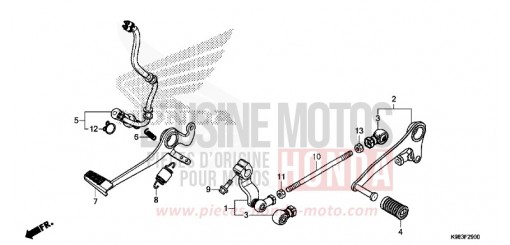 PEDAL CBF125NAJ de 2018