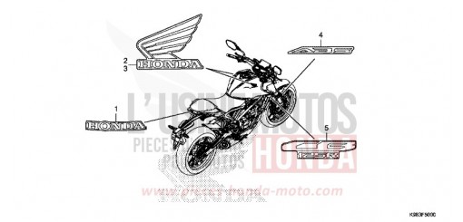 MARK/STRIPE CBF125NAJ de 2018