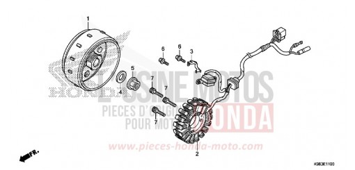 GENERATOR CBF125NAJ de 2018