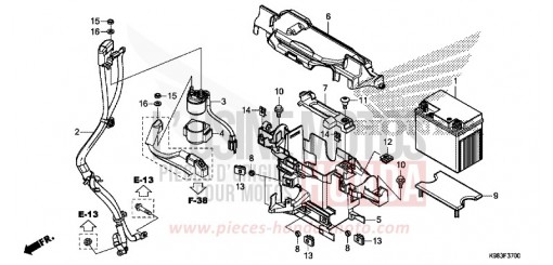 BATTERIA CBF125NAJ di 2018
