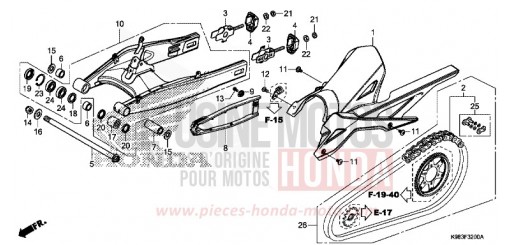 SWINGARM CBF125NAJ de 2018