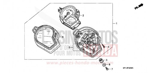 METER CBR1000RR8 de 2008