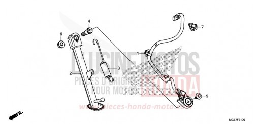 CAVALLETTO CB500XAF di 2015