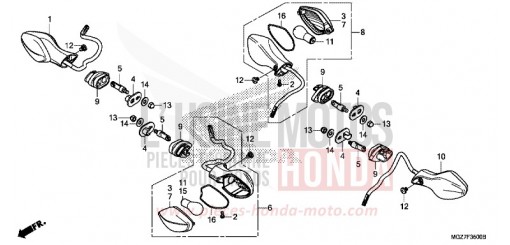FRECCIA CB500XAF di 2015