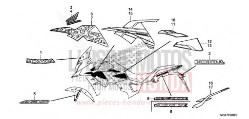 MARK CB500XAF de 2015