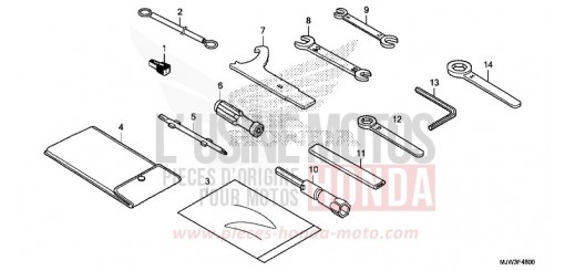 TOOL CB500XAG de 2016