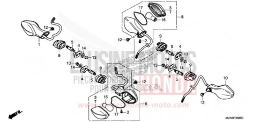 FRECCIA CB500XAH di 2017