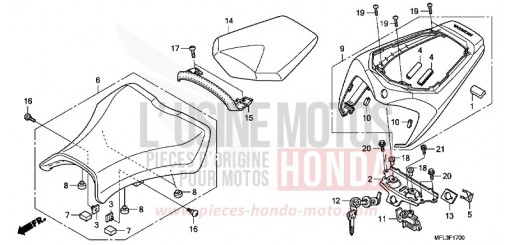 SEAT CBR1000RR9 de 2009