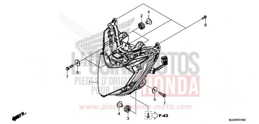 HEADLIGHT CB500XAJ de 2018