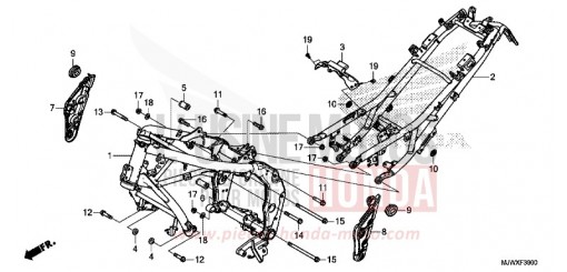 TELAIO CB500XAJ di 2018