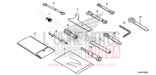 TOOL CB500XAJ de 2018
