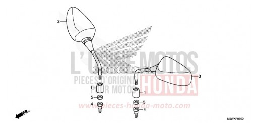 MIRROR CB500XAJ de 2018