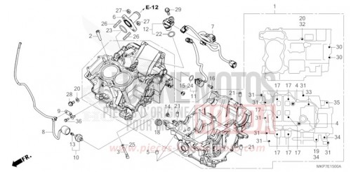 CRANKCASE CB500XAM de 2021