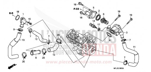 TERMOSTATO CBR1000RRA di 2010