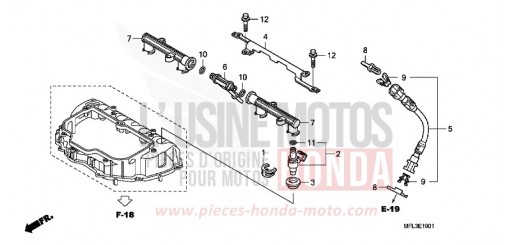INJECTOR CBR1000RRB de 2011