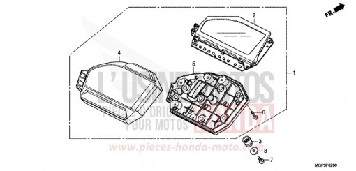 METER CBR1000RRC de 2012