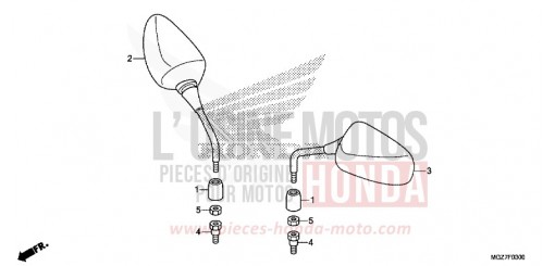 MIRROR CB500XAE de 2014