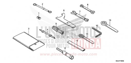 TOOLS CB500XAE de 2014
