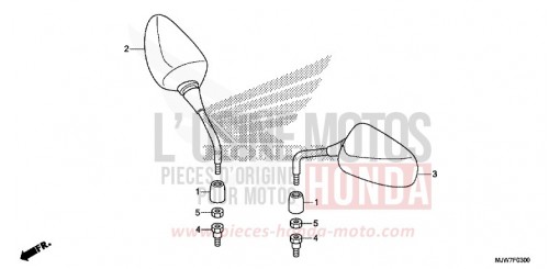 MIRROR CB500FAG de 2016