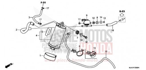 CANISTER CB500FAH de 2017